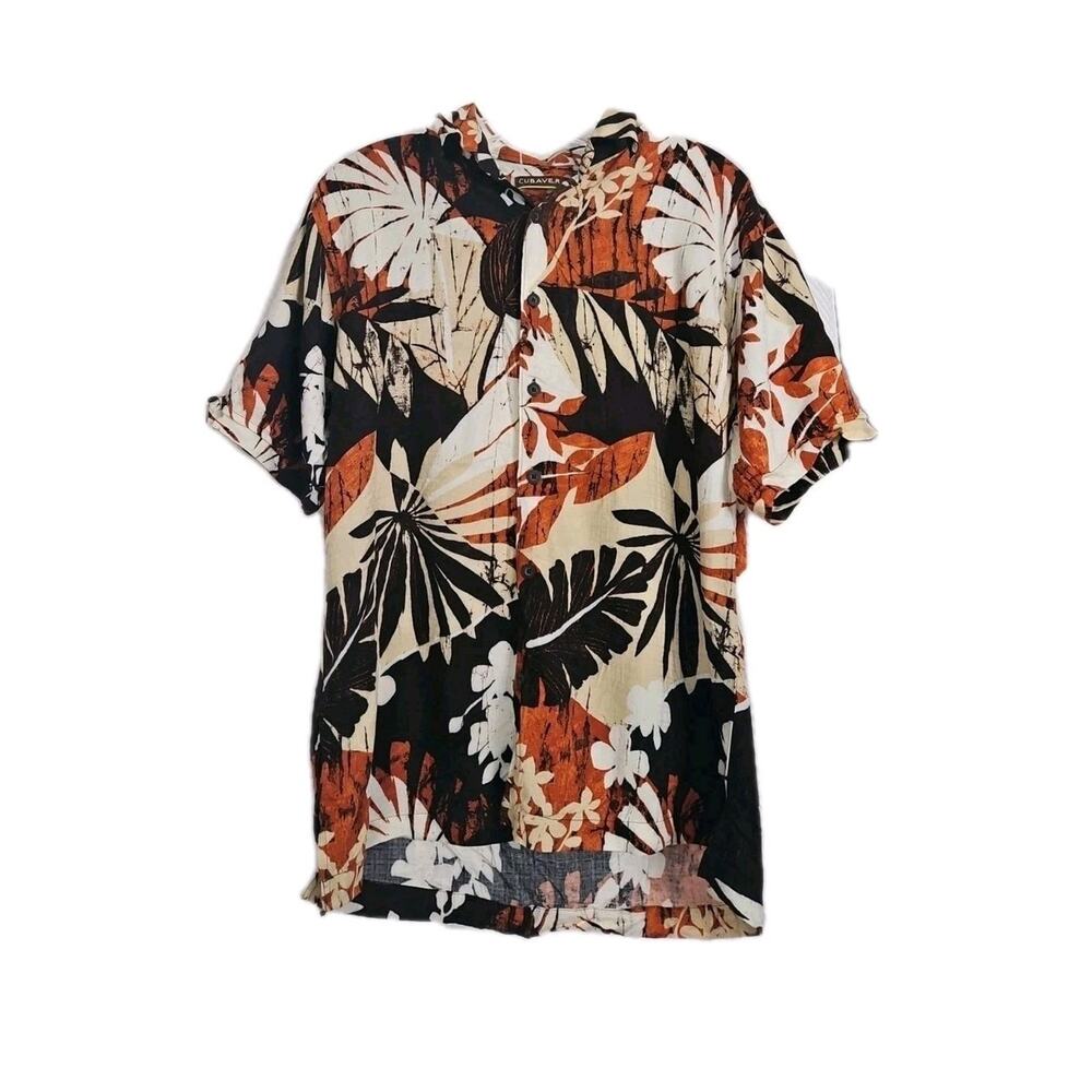 Hawaiian Cubavera Cuba‎ Shirt Cruise Summer M Sharp Rich Colors Tropical